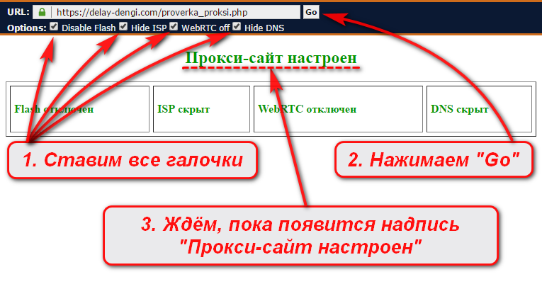 Как правильно работать с прокси-сайтом